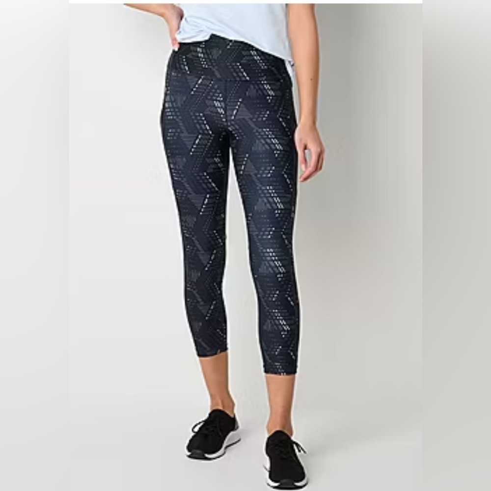 Xersion EverUltra Womens High Rise Quick Dry Cropped Legging Size XS ☀️